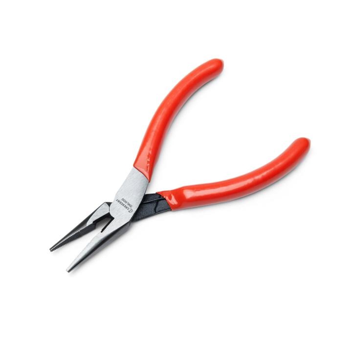 Image of Mini Dipped Handle Long Nose Pliers - Crescent