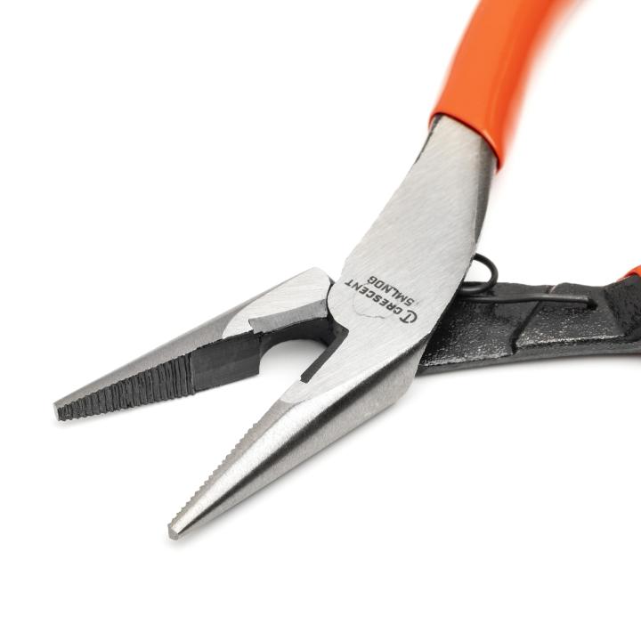 Image of Mini Dipped Handle Long Nose Pliers - Crescent