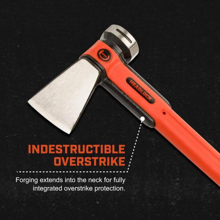 Indestructible overstrike, forging extends into the neck for fully integrated overstrike protection