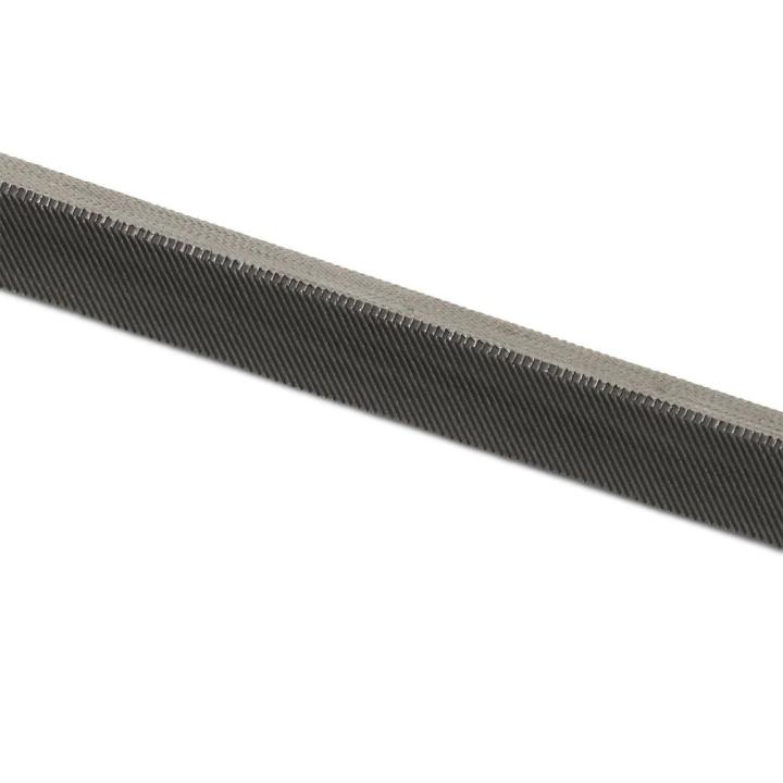 Close up image of the Crescent 6" Triangular Single Cut Extra Slim Taper File - Boxed