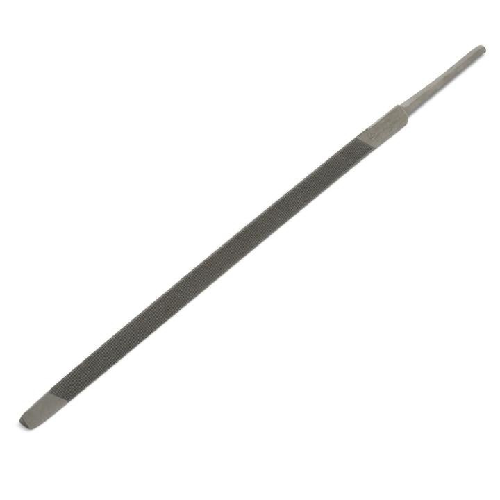 Image of the Crescent 6" Triangular Single Cut Double Extra Slim Taper File - Boxed on a white background