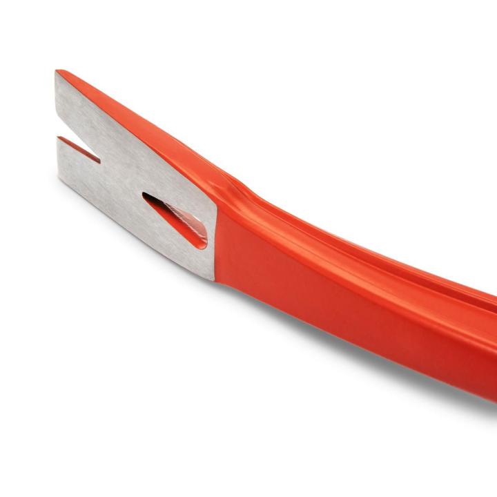 Crescent PB24 24" Steel Wrecking Bar cutaway image of the head in the upper left hand corner