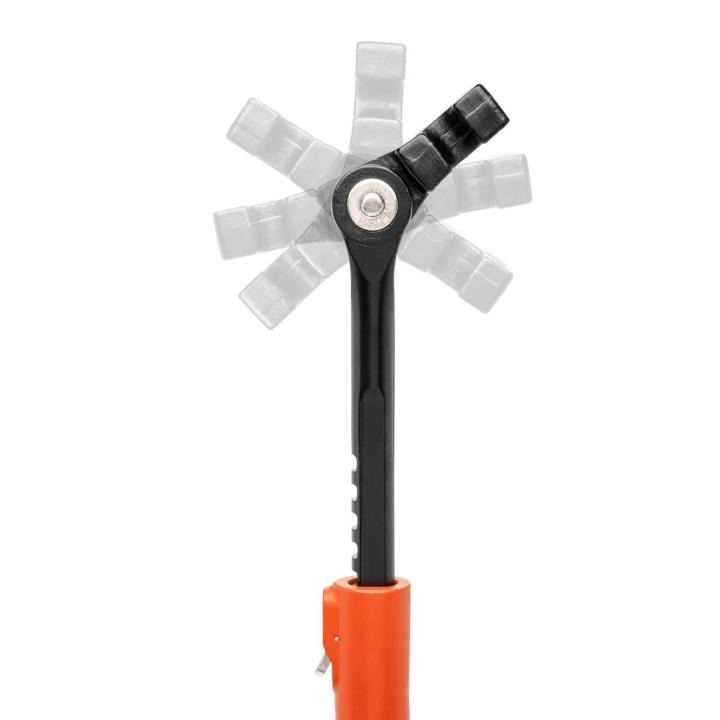 Upclose image of the RB4 on a white background showing the flexable head