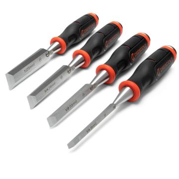 Image of 4 Pc. Wood Chisel Set - Crescent
