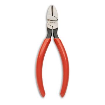 Crescent 9336CVN diagonal cutting plier on white background with jaws top center of the photo and handles pointing towards the bottom of the photo