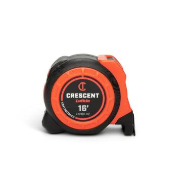 Crescent CONTROLTOUCH 16' tape measure front facing on a white background